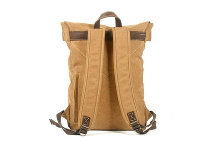 Vintage Canvas Hiking Backpack Rucksack Bag