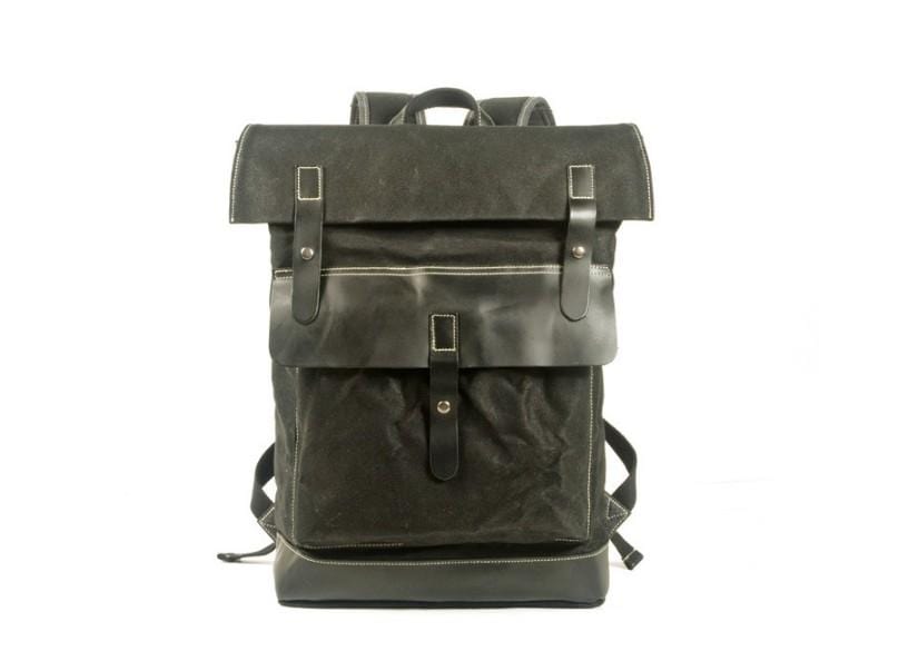 Vintage Canvas Hiking Backpack Rucksack Bag