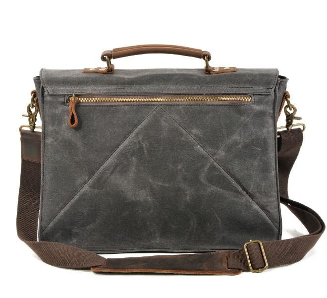 Retro Canvas Leather Messenger Shoulder Bag