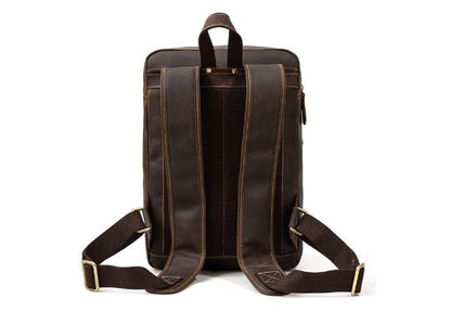Womens Leather Computer Backpack Mens Purse