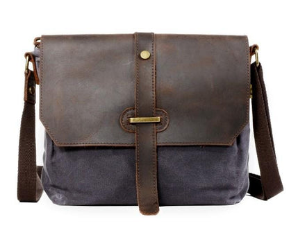 Small Canvas Messenger Bag Shoulder Bag