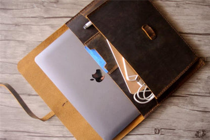 Handcrafted Leather Surface Book Cover Case