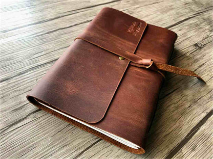 Handmade Leather Embossed Journals
