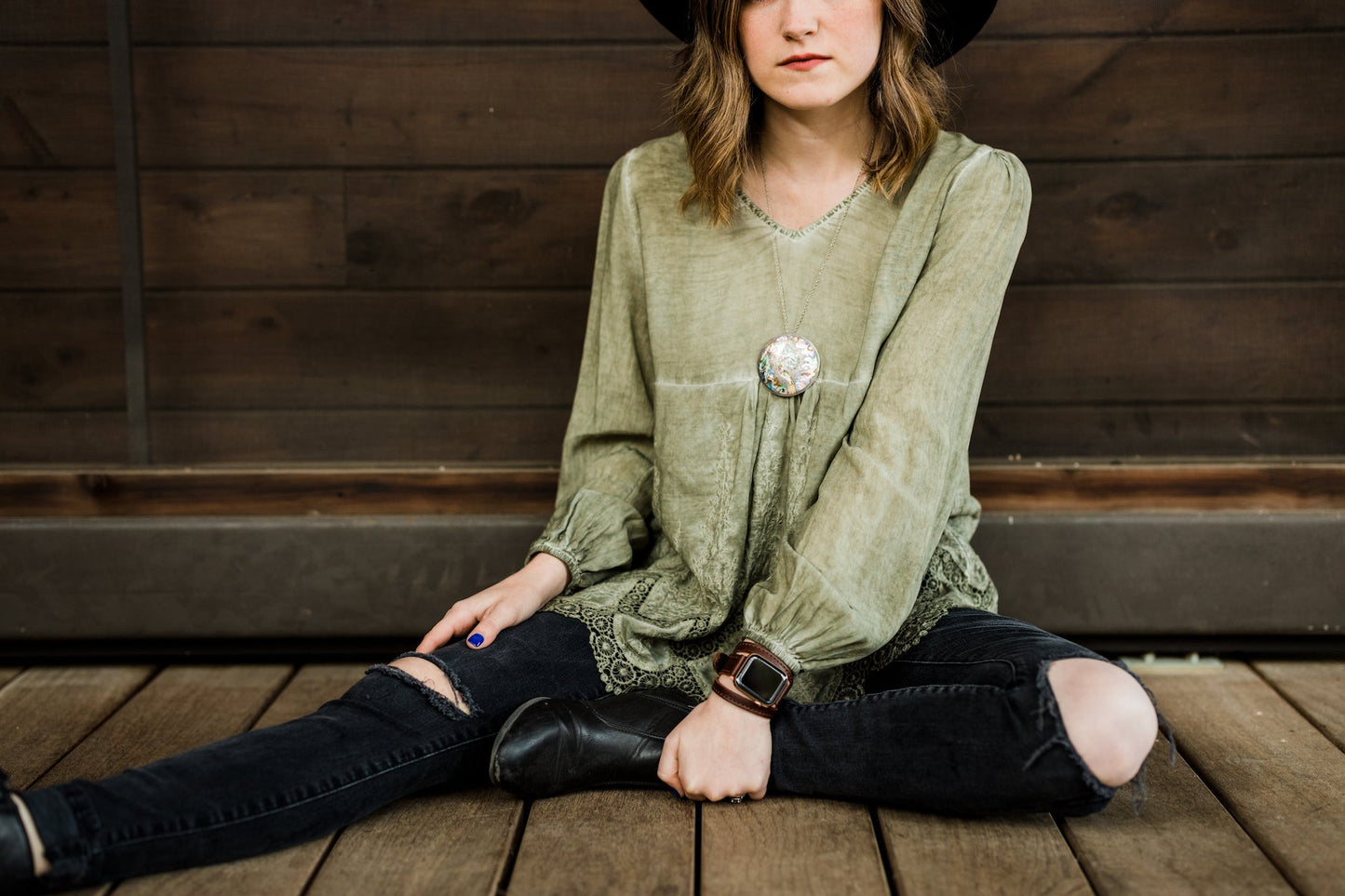 Triple Tour™ Apple Watch Band - Chestnut