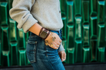 Triple Tour™ Apple Watch Band - Chestnut