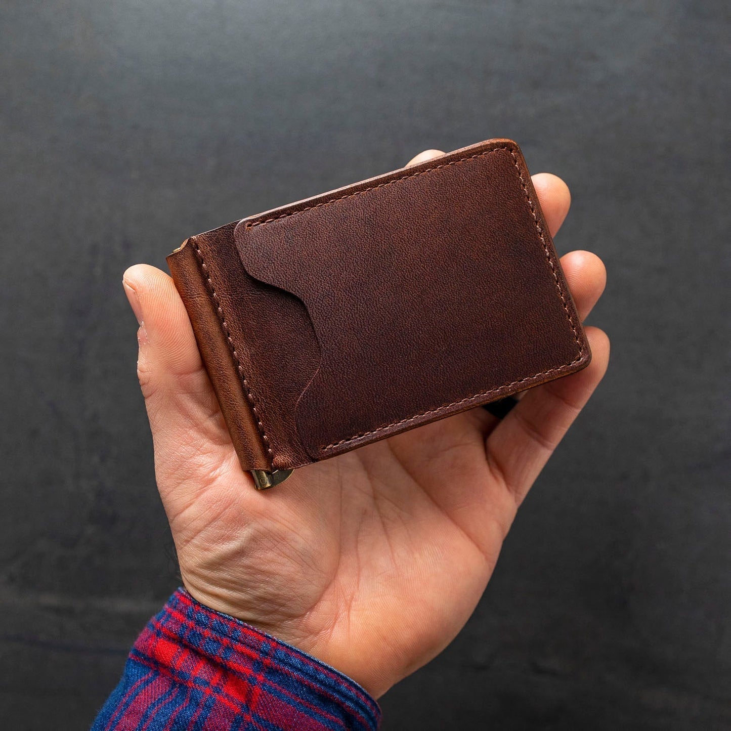 Capone Leather Money Clip