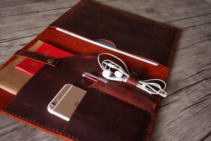Engraved Leather iPad 10.2 Case Cover