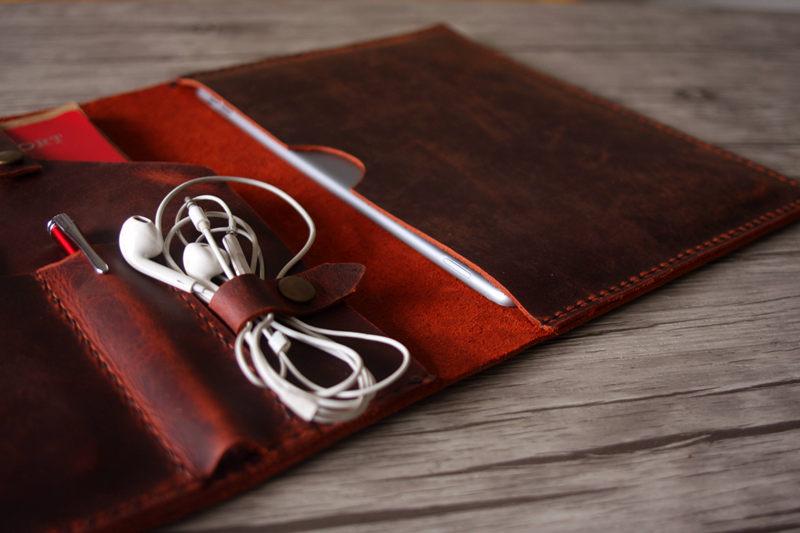 Engraved Leather iPad 10.2 Case Cover