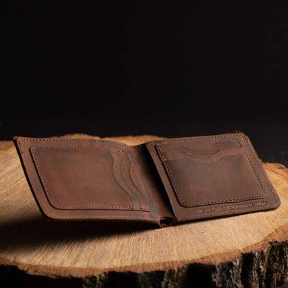 Flex - Cognac Full-Grain Distressed Leather Flexible Wallet
