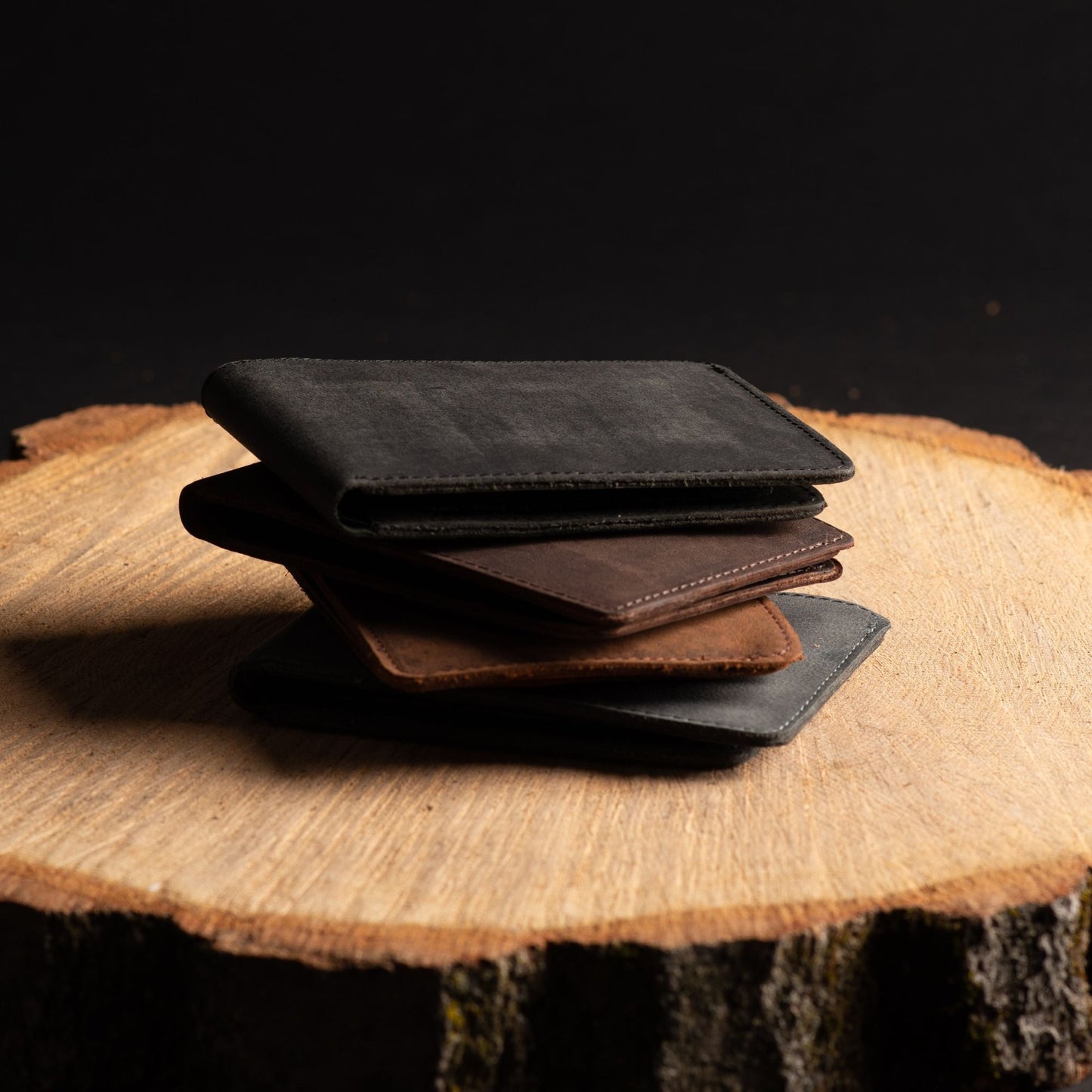 Flex - Cognac Full-Grain Distressed Leather Flexible Wallet