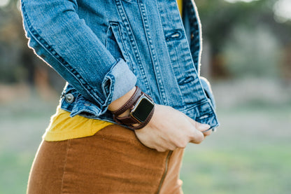 Triple Tour™ Apple Watch Band - Chestnut