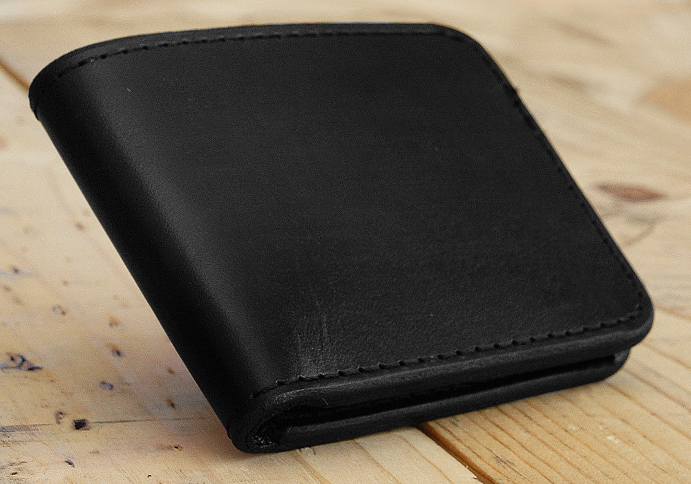 Bi-Fold Wallet - Minimalist Slim Style Full Grain Leather Wallet