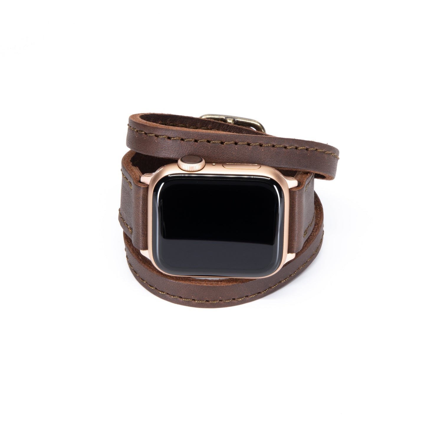 Triple Tour™ Apple Watch Band - Chestnut