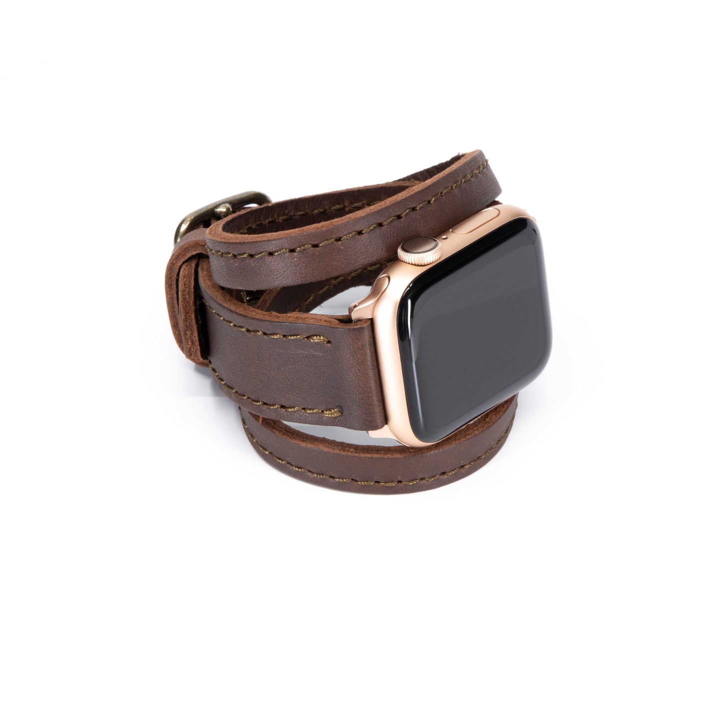 Triple Tour™ Apple Watch Band - Chestnut