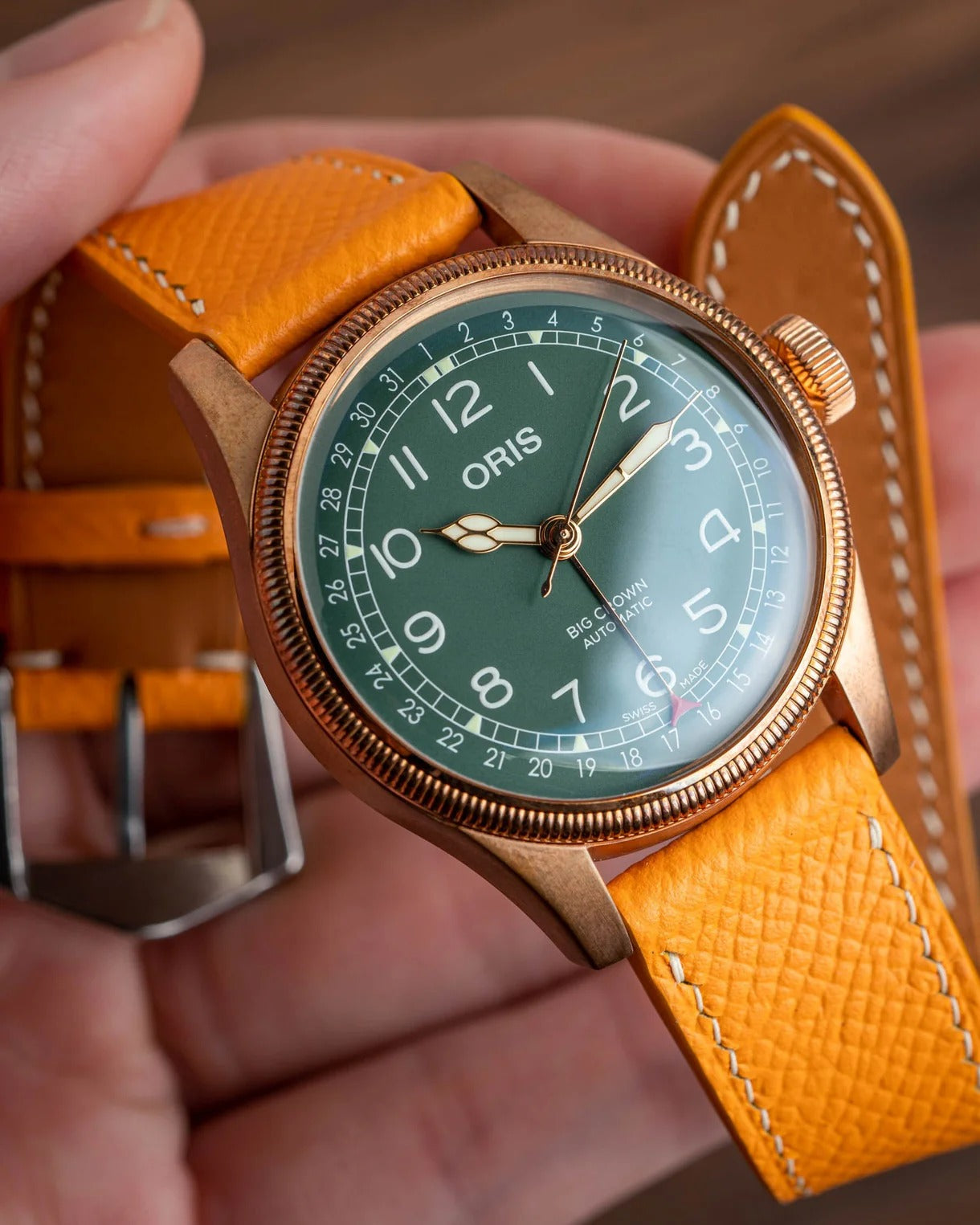 Sun Yellow Epsom Slim Strap