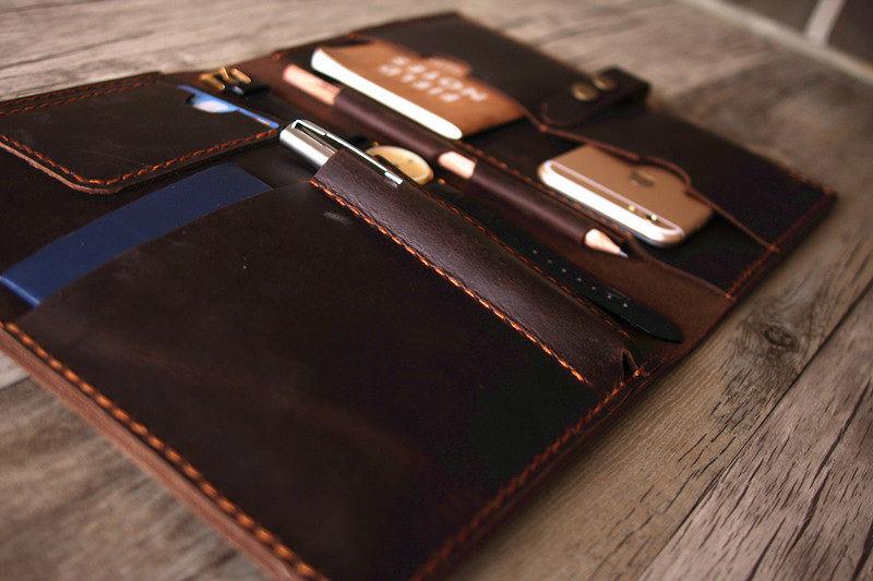 iPad Custom Leather Art Portfolio