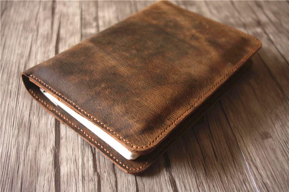 Vintage Leather Refillable Journal Cover
