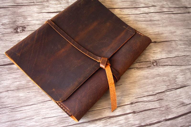 Personalized Leather Macbook Laptop Sleeve Cover