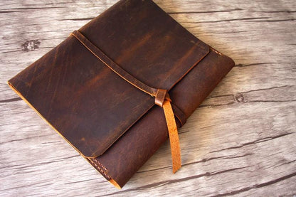 Personalized Leather Macbook Laptop Sleeve Cover