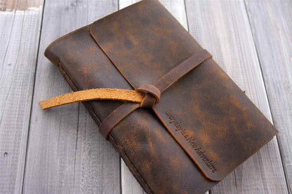 Custom Large Leather Bound Journal