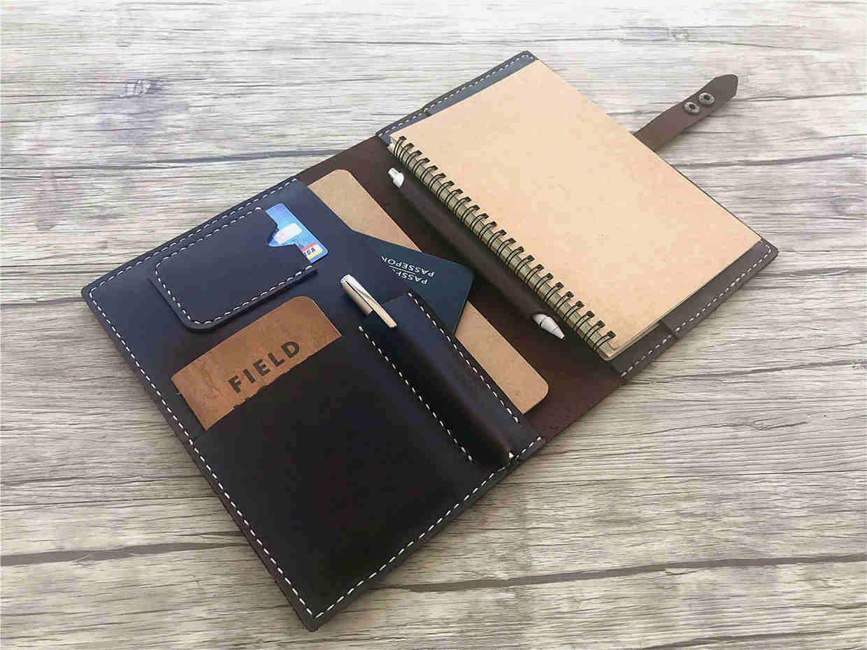 Best Leather Notebook Cover Coffee Color