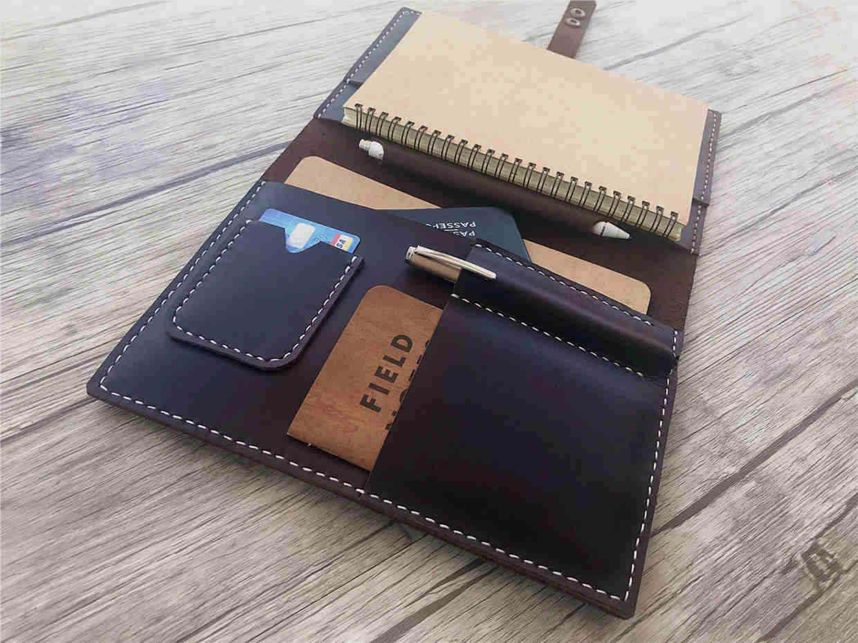 Best Leather Notebook Cover Coffee Color