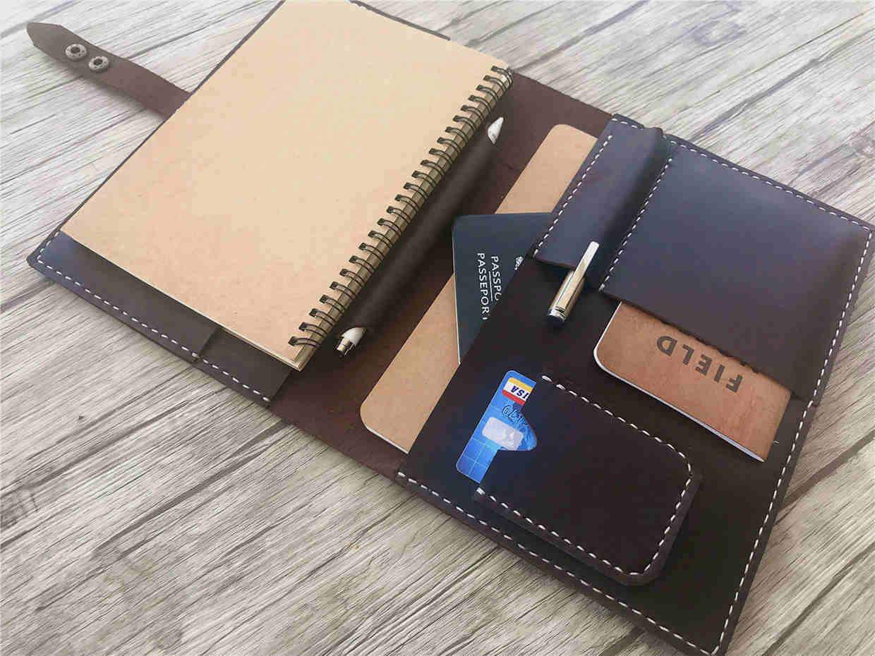 Best Leather Notebook Cover Coffee Color