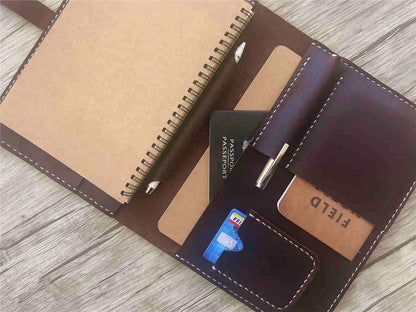 Best Leather Notebook Cover Coffee Color