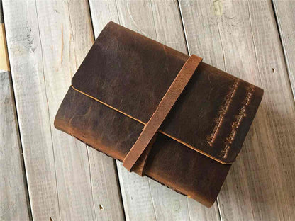 Custom Unlined Leather Sketchbook