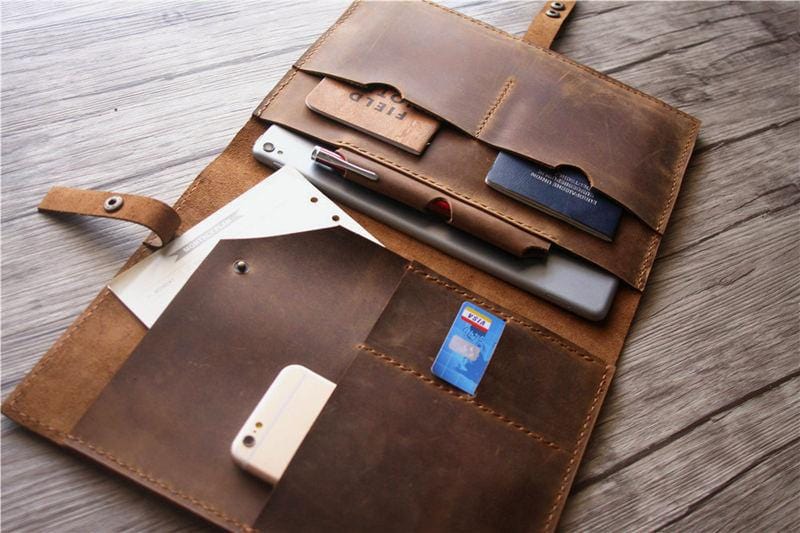 Personalized Leather Surface Pro Cover Sleeve
