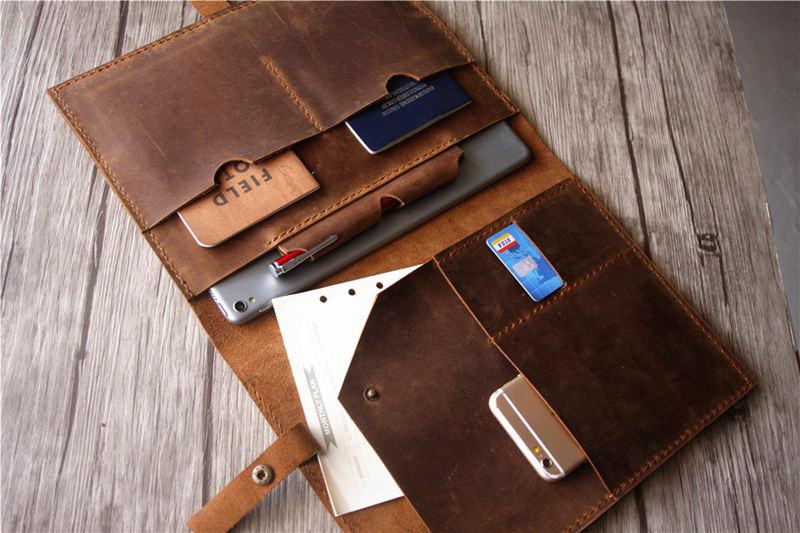 Personalized Leather Surface Pro Cover Sleeve