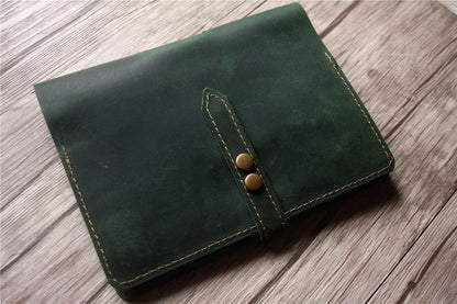 Custom Leather Spiral Notebook Cover