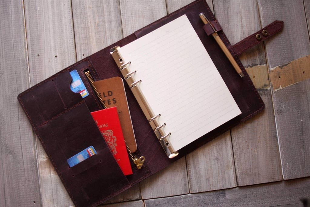 Distressed Leather Planner Notebook Bullet Journal