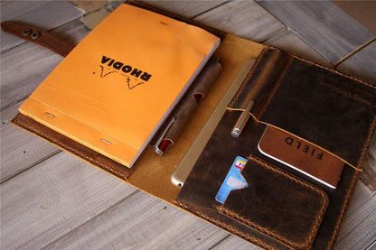 Custom Leather Kobo Libra H2O Case Cover