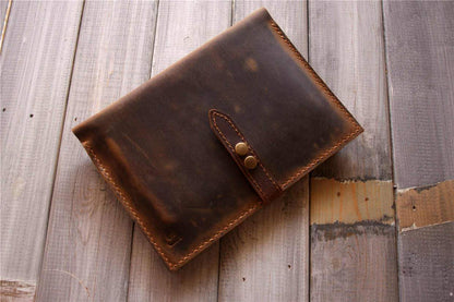 Mens Leather Notebook Portfolio