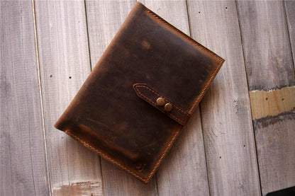 Mens Leather Notebook Portfolio