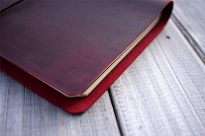 Handmade Leather A5 Traveler's Notebook Cover
