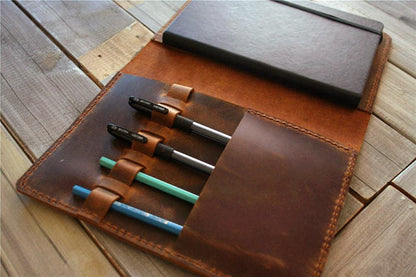 Custom Leather Moleskine Planner Cover Case