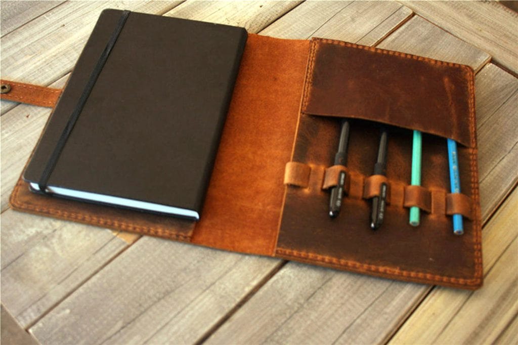 Custom Leather Moleskine Planner Cover Case