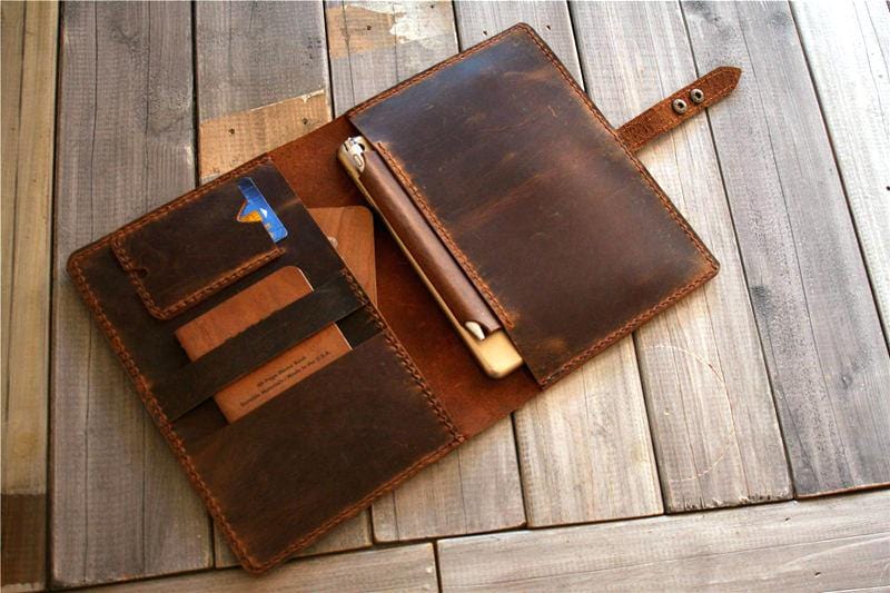 Custom Leather Padfolio Folder