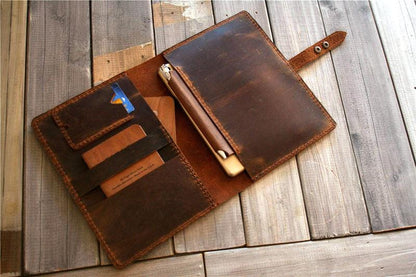 Custom Leather Padfolio Folder