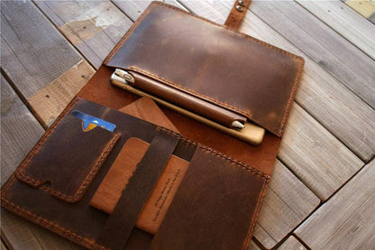 Custom Leather Padfolio Folder