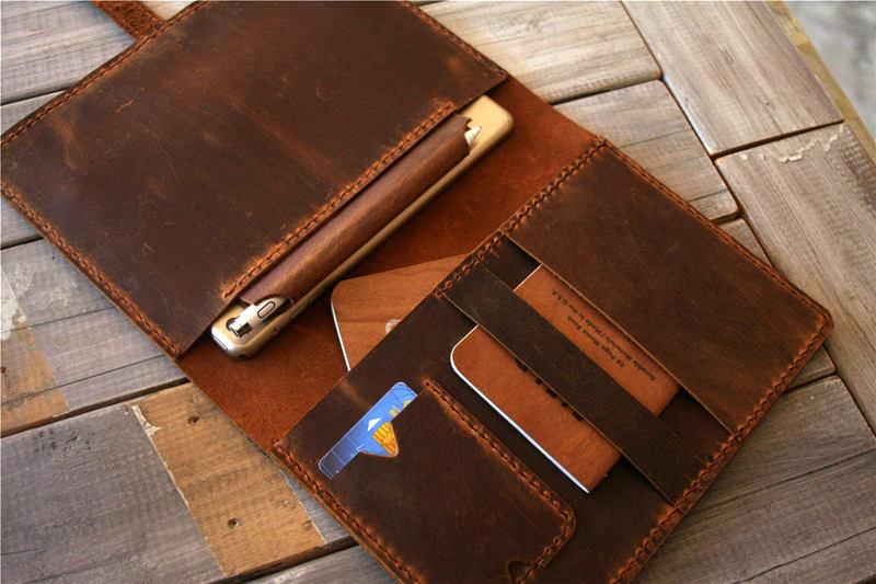 Custom Leather Padfolio Folder