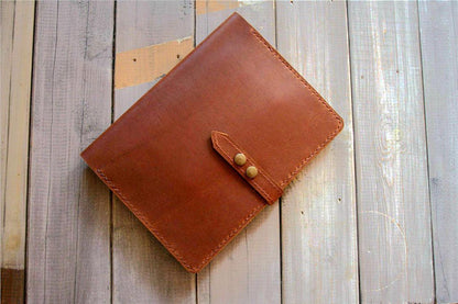 Personalized B5 Notebook Cover Leather A4 Document Holder