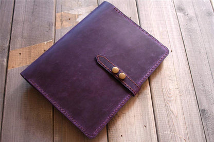 Personalized Purple Leather Kobo Forma Case Sleeve