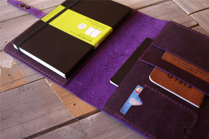 Custom Leather Moleskine Notebook Cover Case