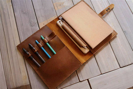 Handmade A5 Leather Sketchbook Cover