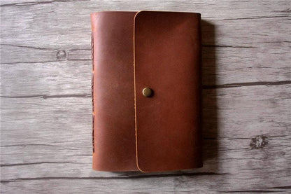 Engraved Leather Memorial Guest Book Album