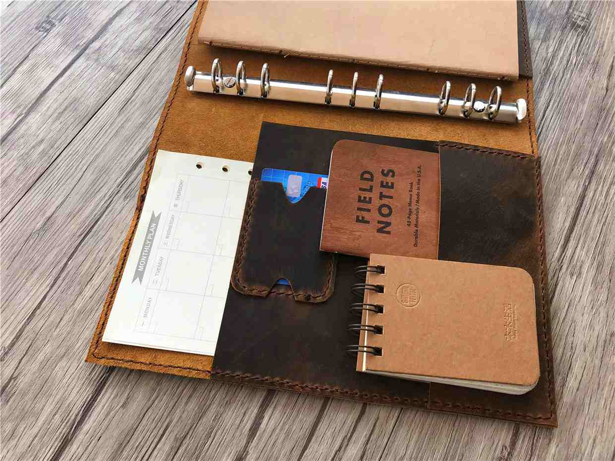 Custom Refillable Leather Notebook
