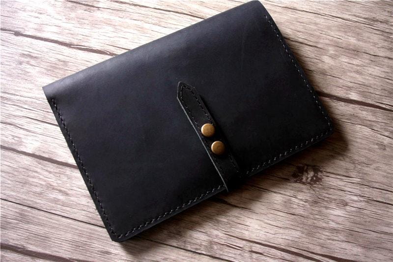 Black Moleskine Notebook Leather Cover